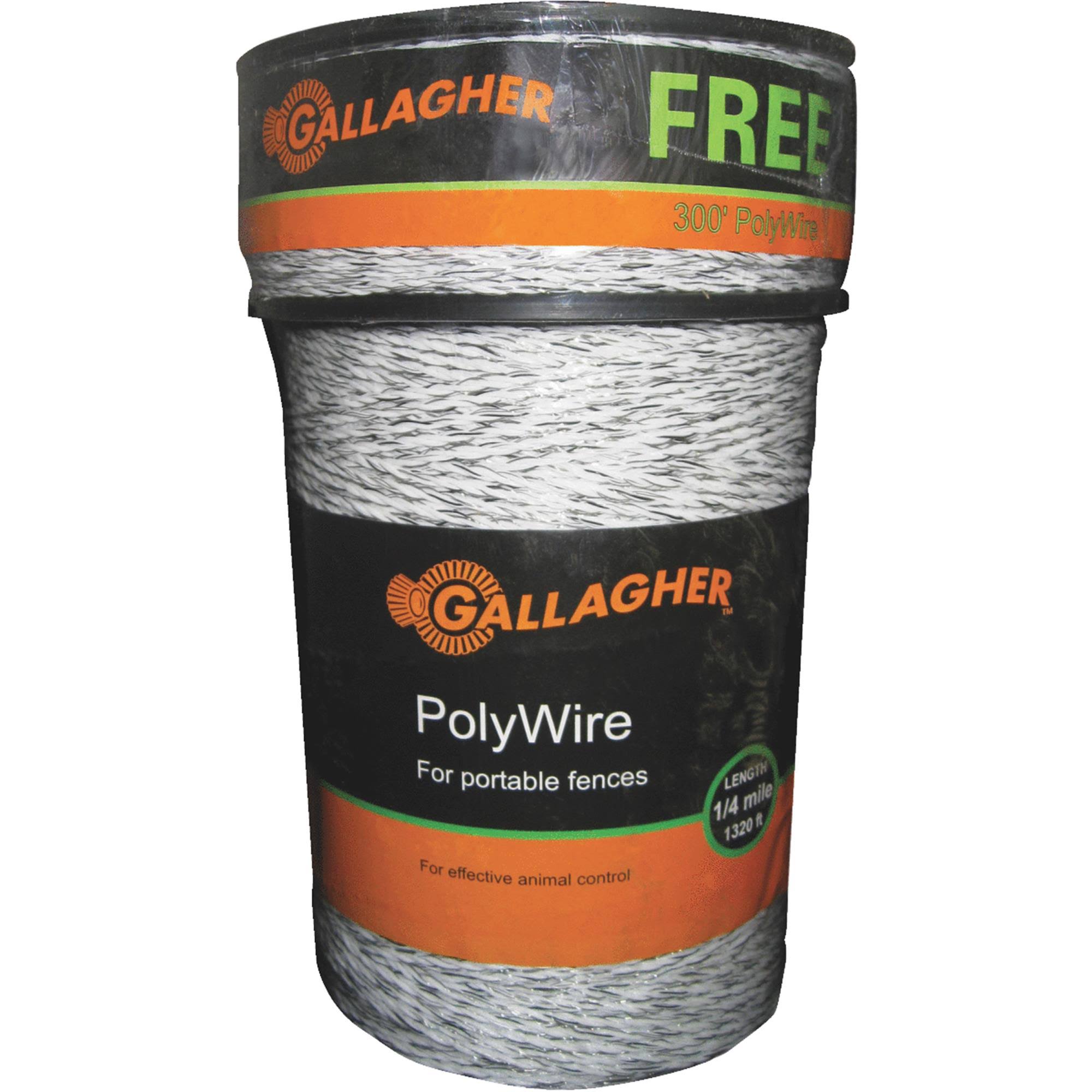 Gallagher Fence Poly Wire White G620300.