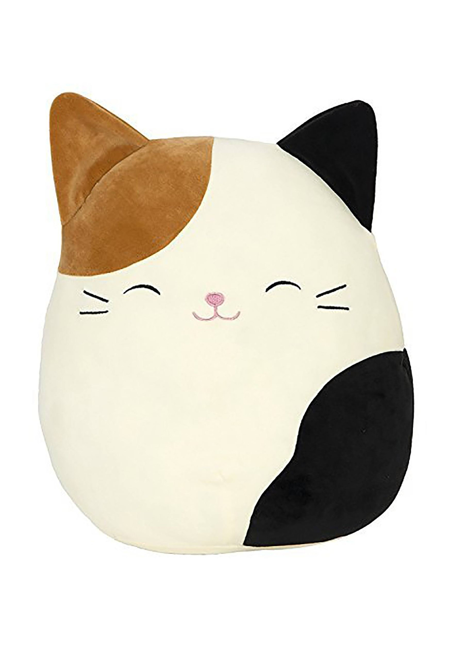 squishmallow cameron the cat pillow stuffed animal tricolor 16