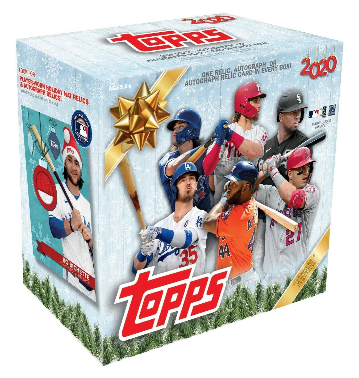 2020 Topps Holiday MLB Baseball Sealed Mega Box