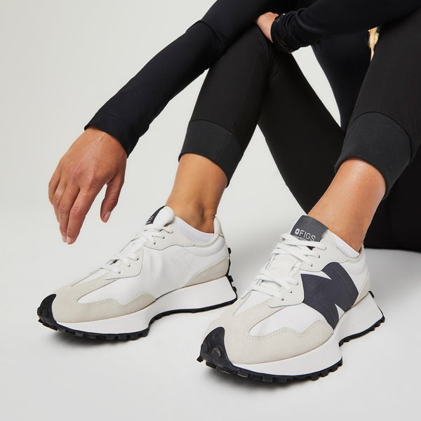 FIGS | New Balance 327 Unisex Color | White