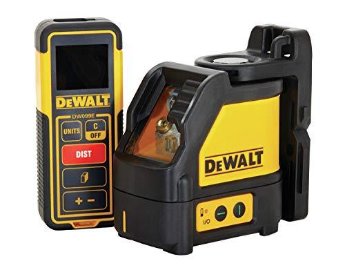 DEWALT TSTAK Laser Level & Laser Measure Tool Kit, Cross Line (DW0889CG)