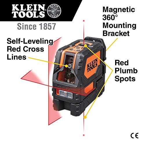 Klein Tools 93LCLS Laser Level, Self Leveling, Cross Line Level