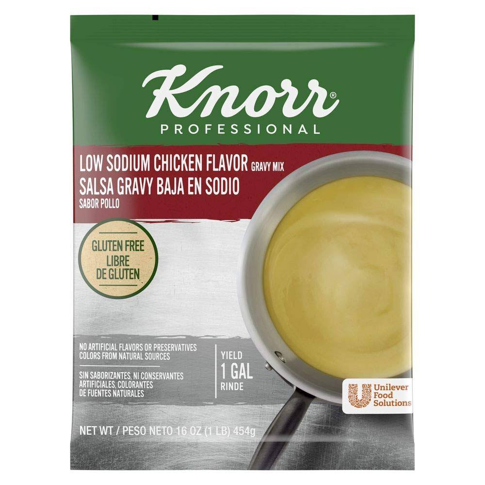 Knorr 1 lb. Low Sodium Chicken Gravy Mix 6/Case Ahmadkrieg