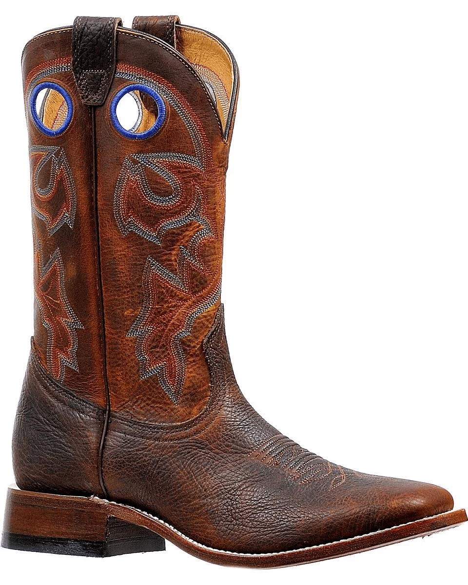 cowboy boots with pull holes