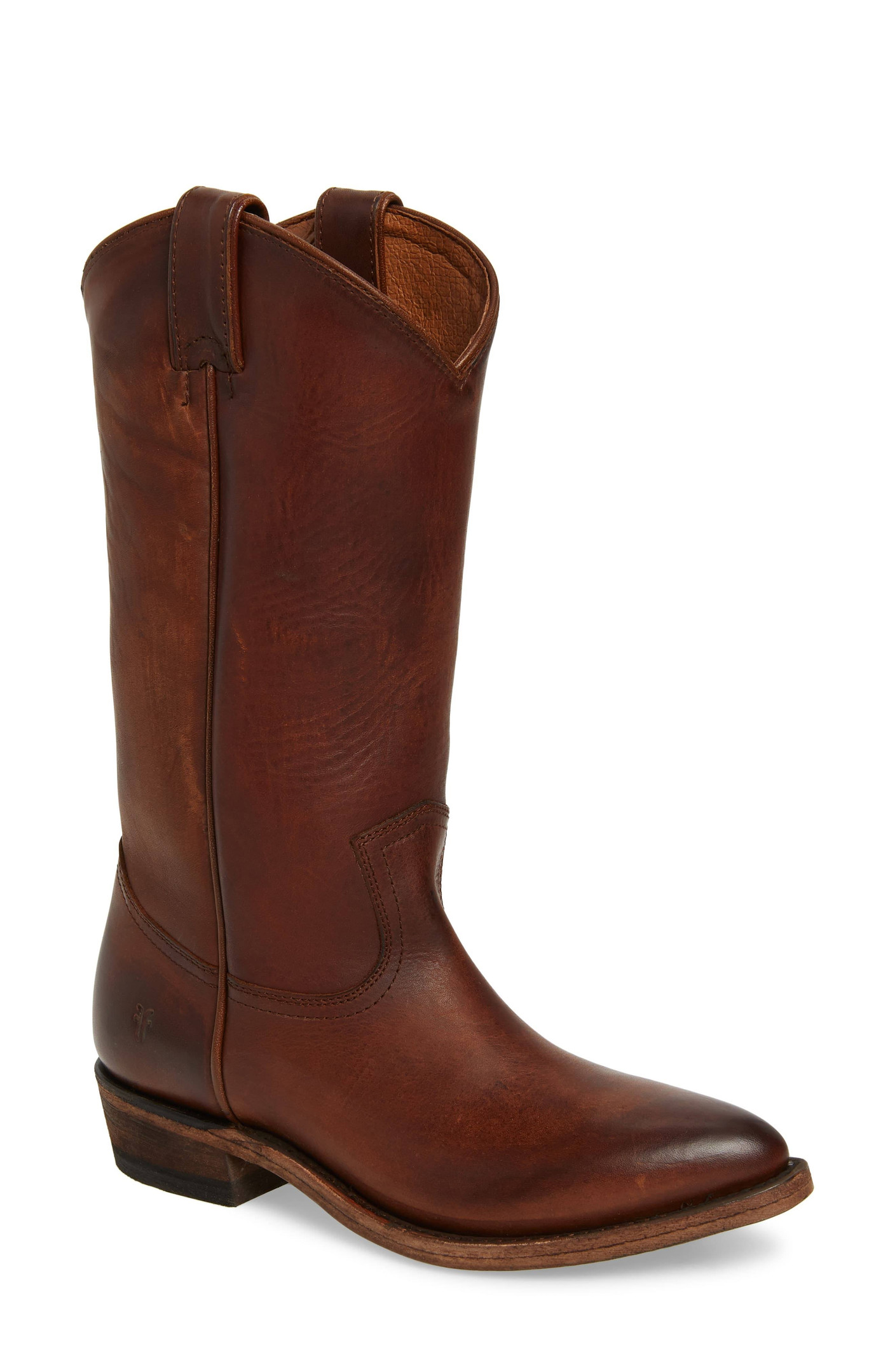 frye billy pull on cognac