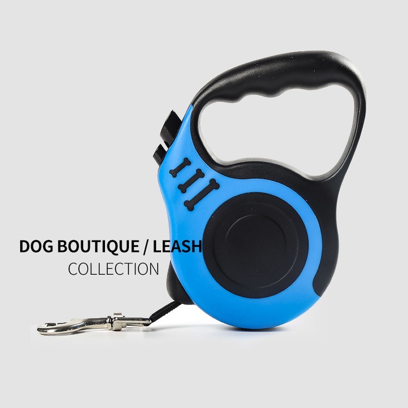 Pet Traction Device Dog Traction Rope Automatic Contraction Dog Rope Chain Dog Walking Supplies