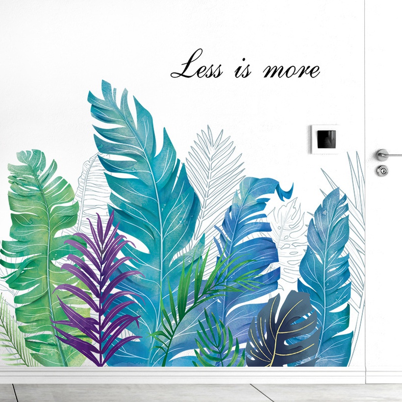 Fashion Tropical Green Plants Wallpaper