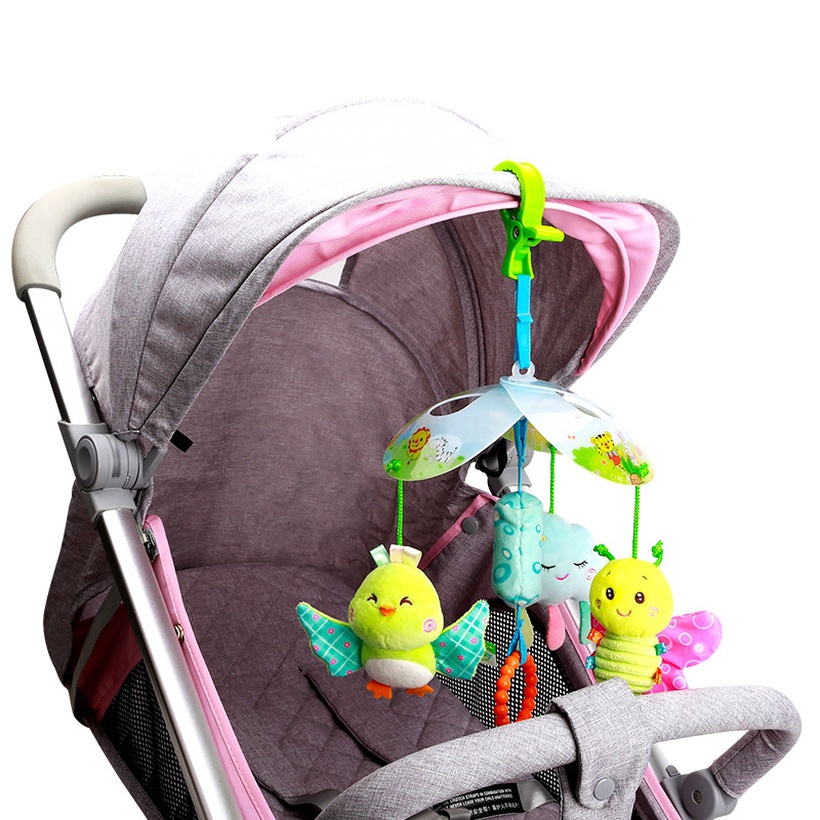 Baby Grasp Hearing Baby Toy 01 Year Old Baby Early Childhood Education Bed Bell Car Hanging Bed Hanging Toy