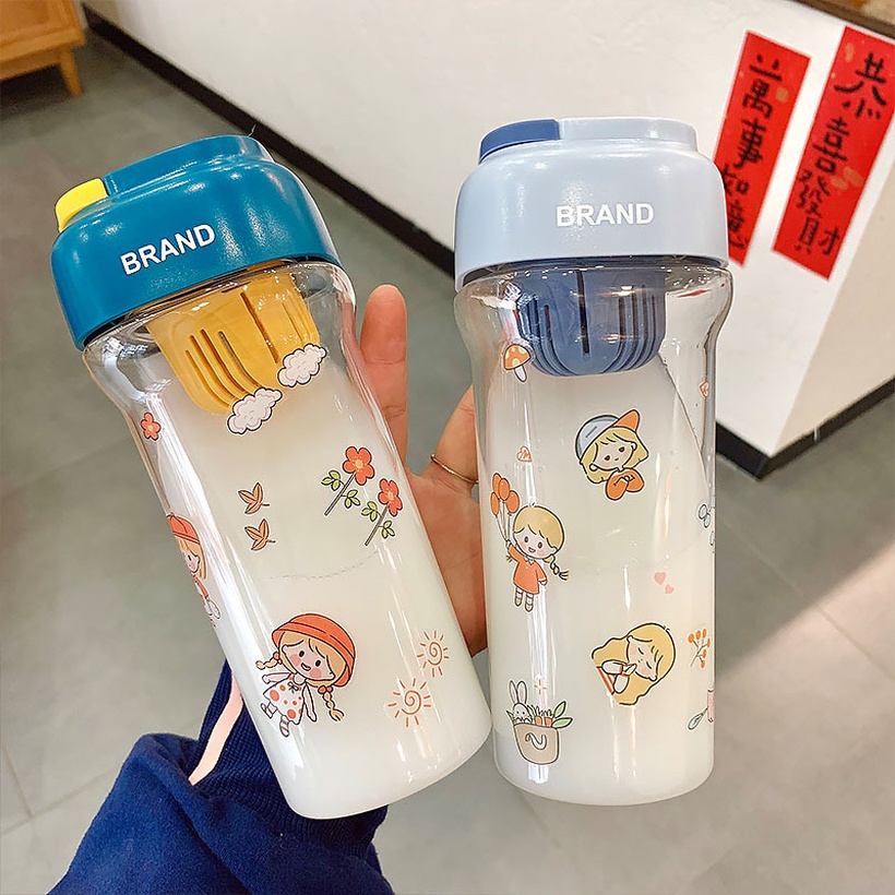 Simple Printing Plastic Sports Water Cupt