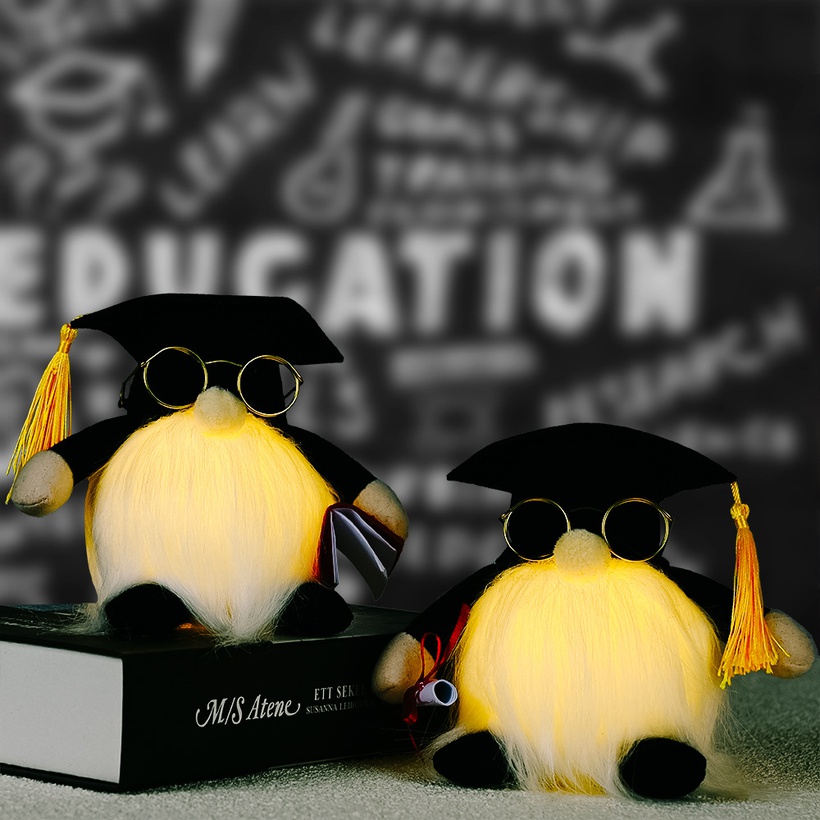 Black Bachelor Hat Rudolph Doll Toy