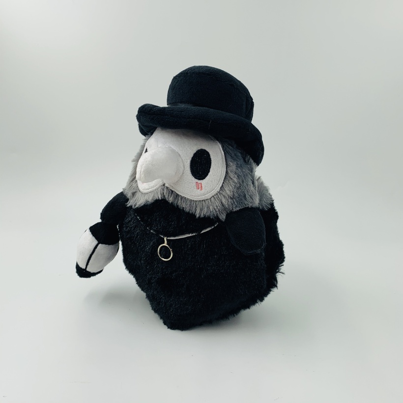 Cute Plush Toy Plague Crow Luminous Doll Light Absorbing Ragdoll