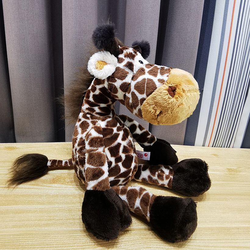 Forest Animals Giraffe Doll Baby Soothing Doll Plush Toy To Accompany Sleeping Pillow