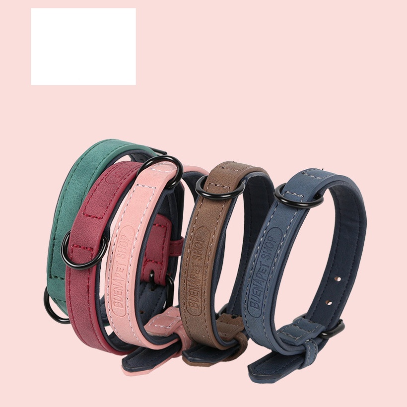 Pet Supplies Pu Leather Adjustable Collar Dog Cat Collars
