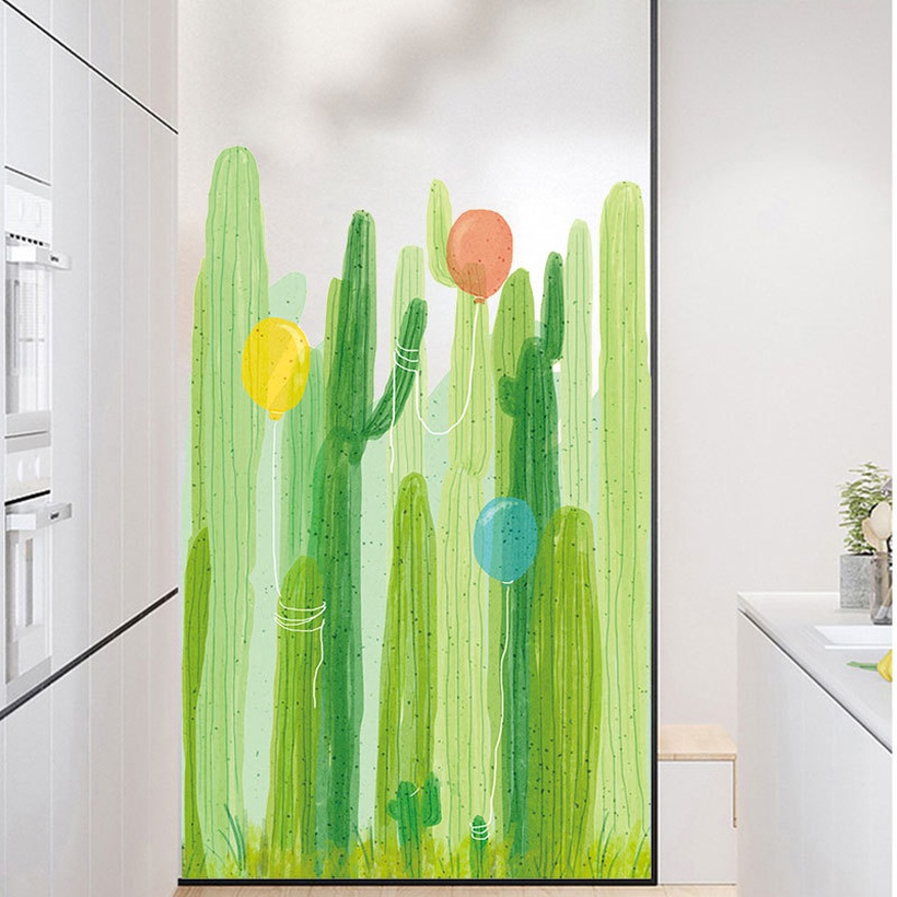 Fashion Cactus Balloon Wall Stickers
