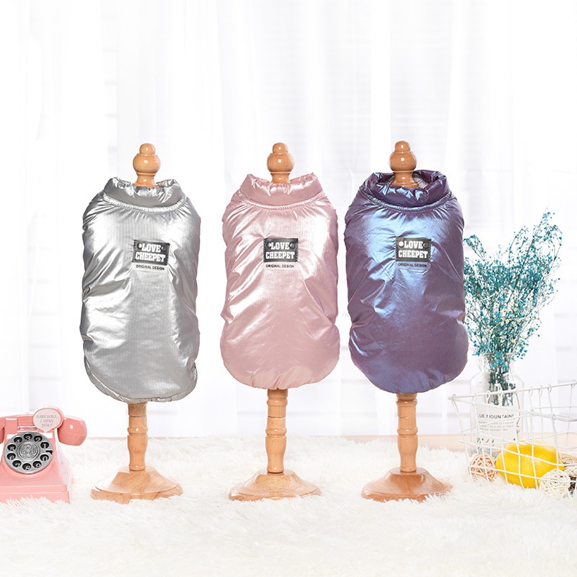 Dog Autumn And Winter Clothing Velvet Cat Twolegged Vest Small Dog Warm Supplies