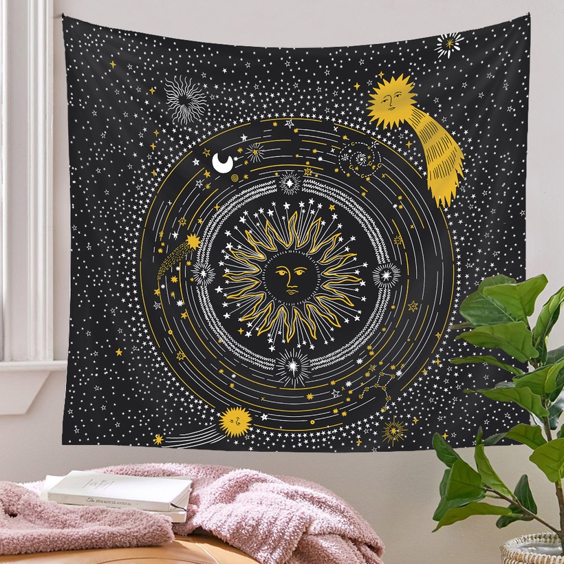 Tapestry Crossborder Bohemian Tapestry Room Decoration Wall Cloth Mandala Decoration Cloth Tapestry