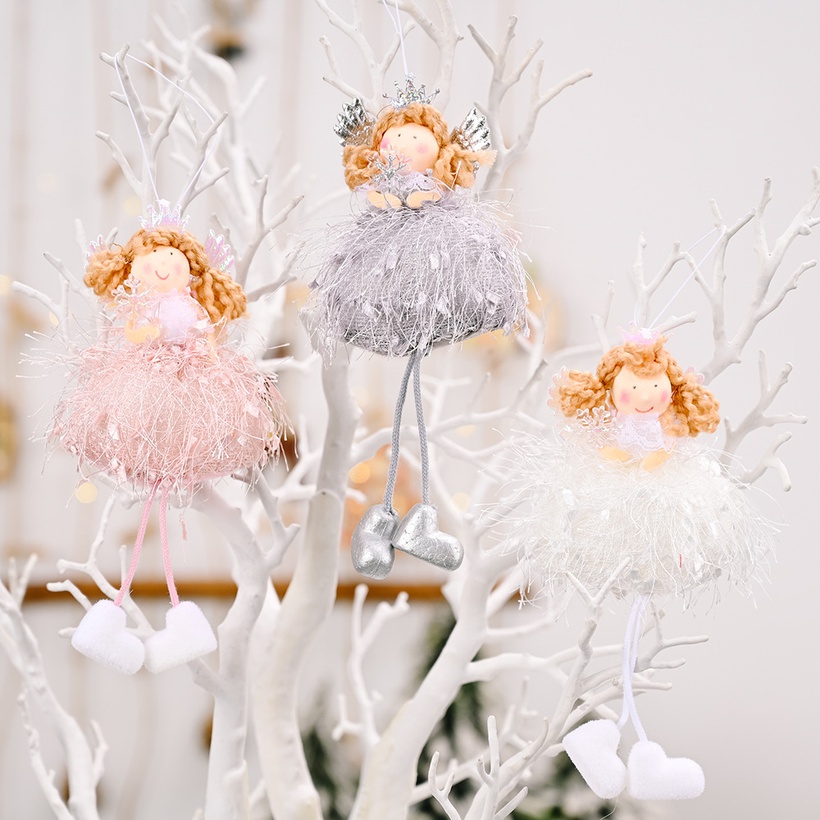 New Christmas Decorations Pendant Christmas Cute Angel Girl Doll Christmas Tree Creative Decoration Pendant