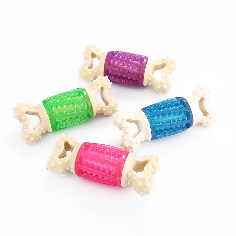 Pet Toys New Tpr Bone Shape Molar Sounding Toy Dog Toy