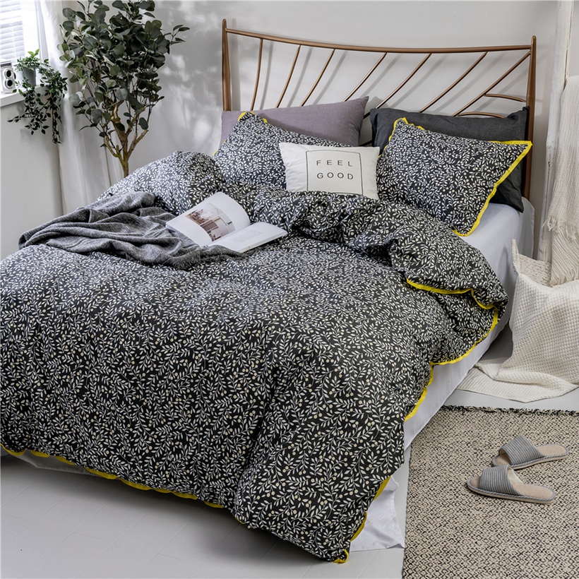 Fashion Silk Printing Home Textile Threepiece Set