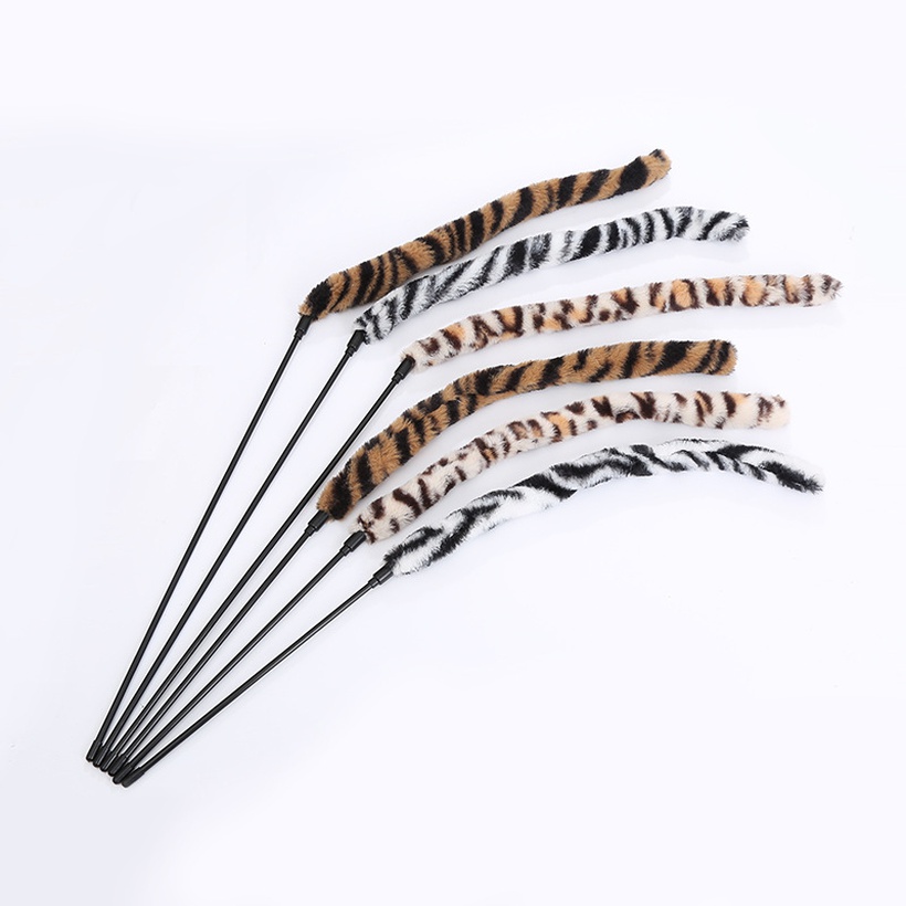 New Pet Toy Simulation Animal Tail Funny Cat Stick Pet Supplies