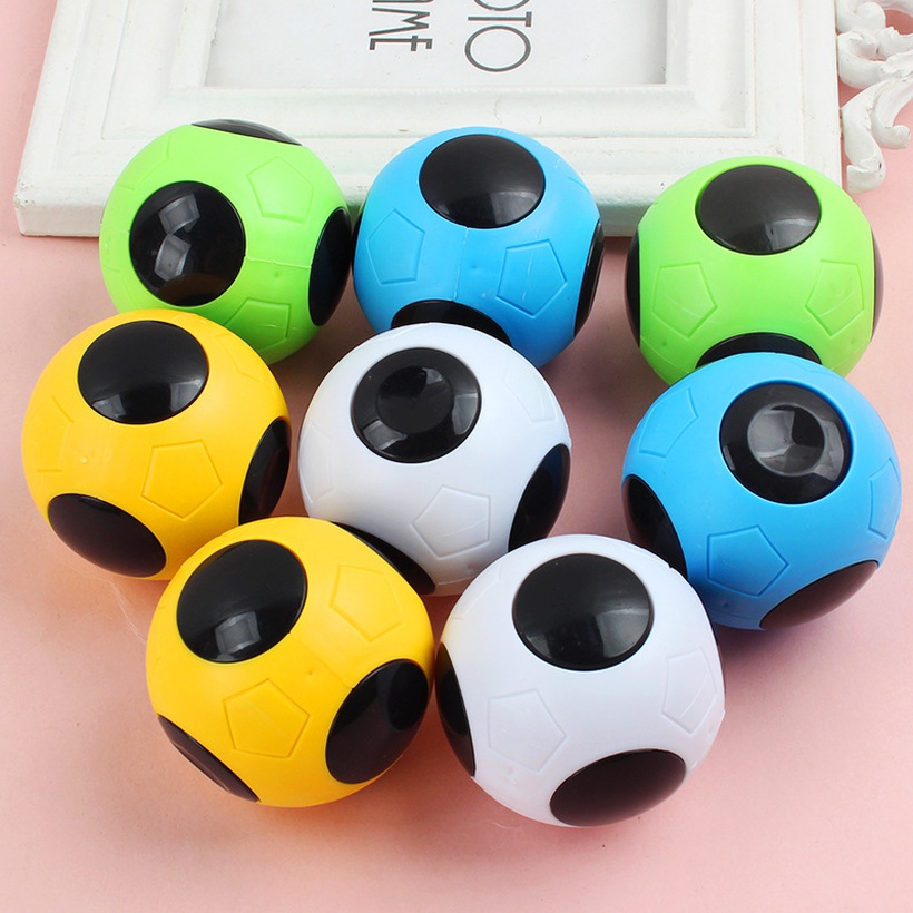 Fingertip Gyro 60mm Color Football Gyro Gashapon Machine Toy