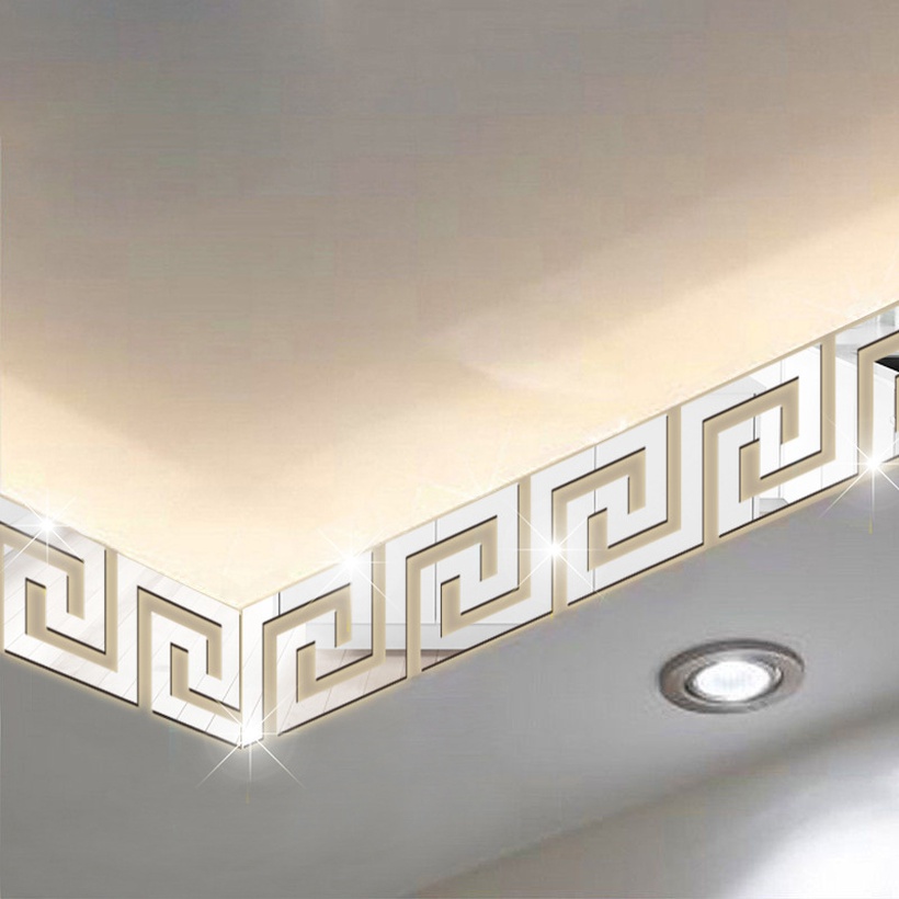 Acrylic Mirror Wall Sticker Waveguide Line Sticker