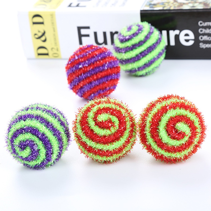 Pet Toys Glitter Yarn Toy Ball Cat Toy Toy Ball