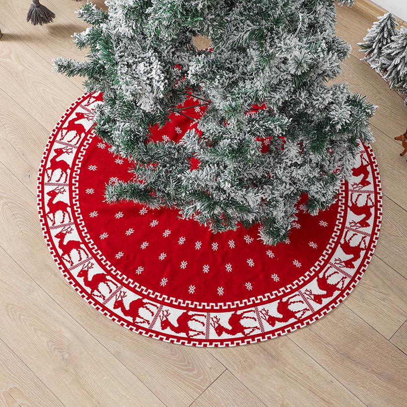 New Elk Knitted Christmas Tree Apron Ornament