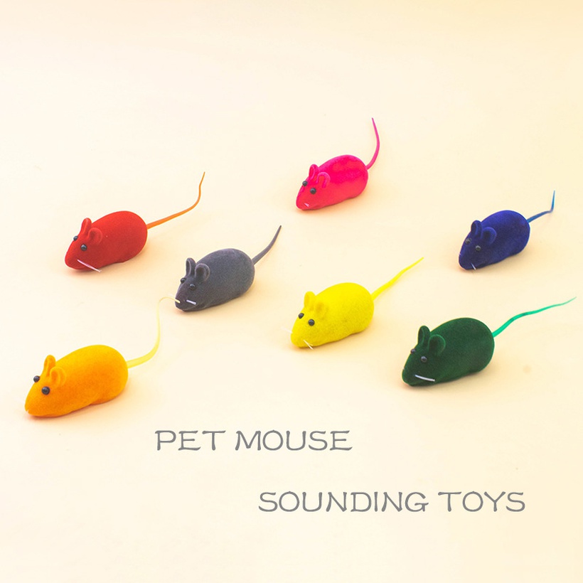Vocal Rubber Mouse Cat Toy Cat Toy Simulation Mouse Dog Toy Pet Toy