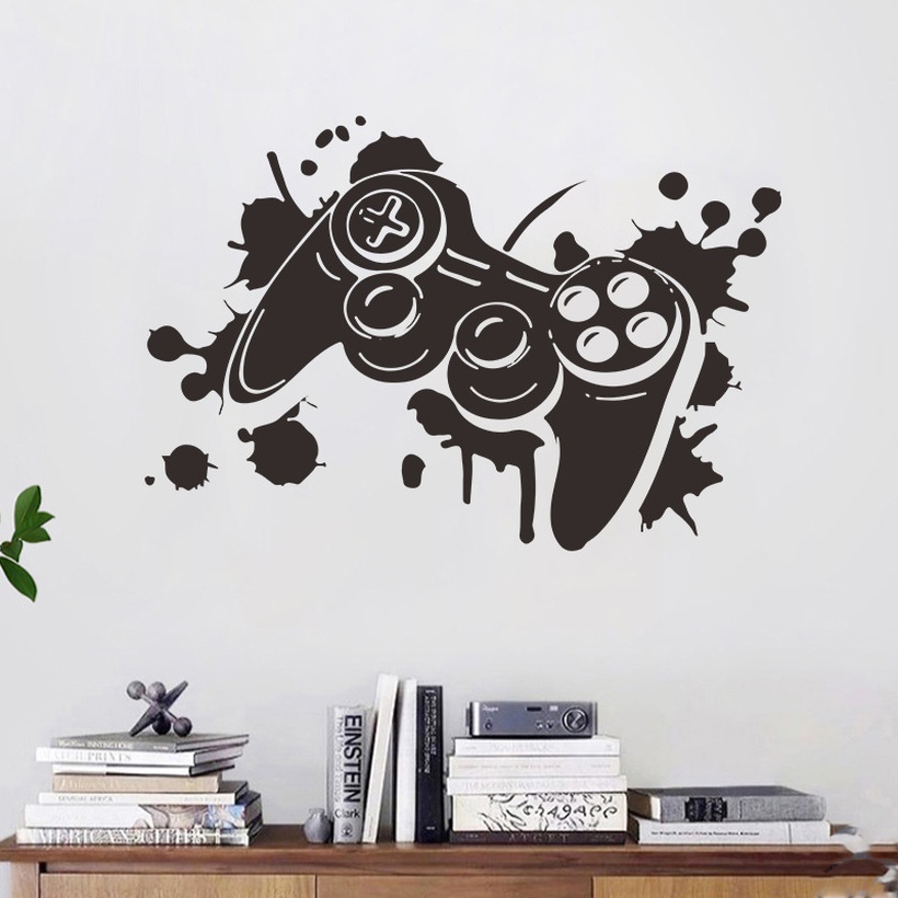 Fashion Game Handle Bedroom Porch Decorative Wall Stickers