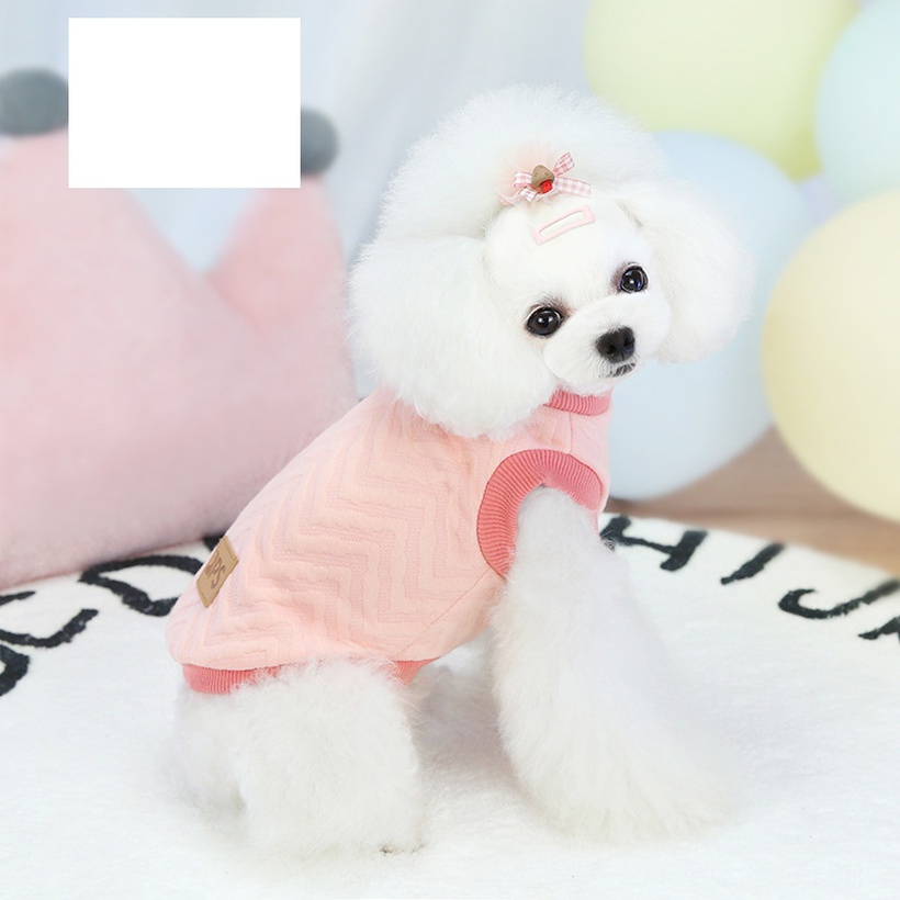 Vest Pet Sweater Warm Jacquard Vest Vest Teddy Schnauzer Spring And Autumn Winter Clothes