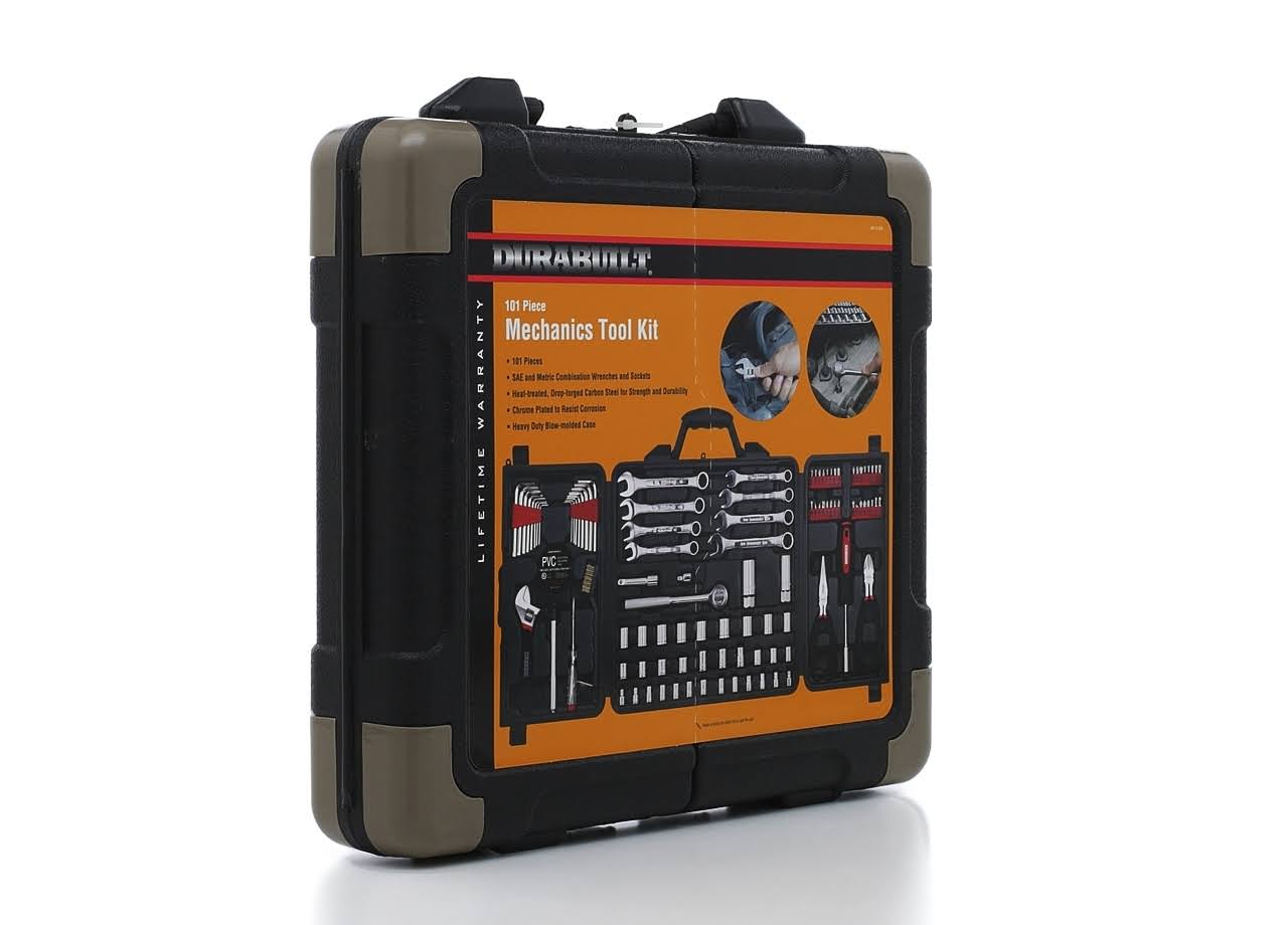 Durabuilt Mechanics 101Piece Tool Kit. wglyaagiahs
