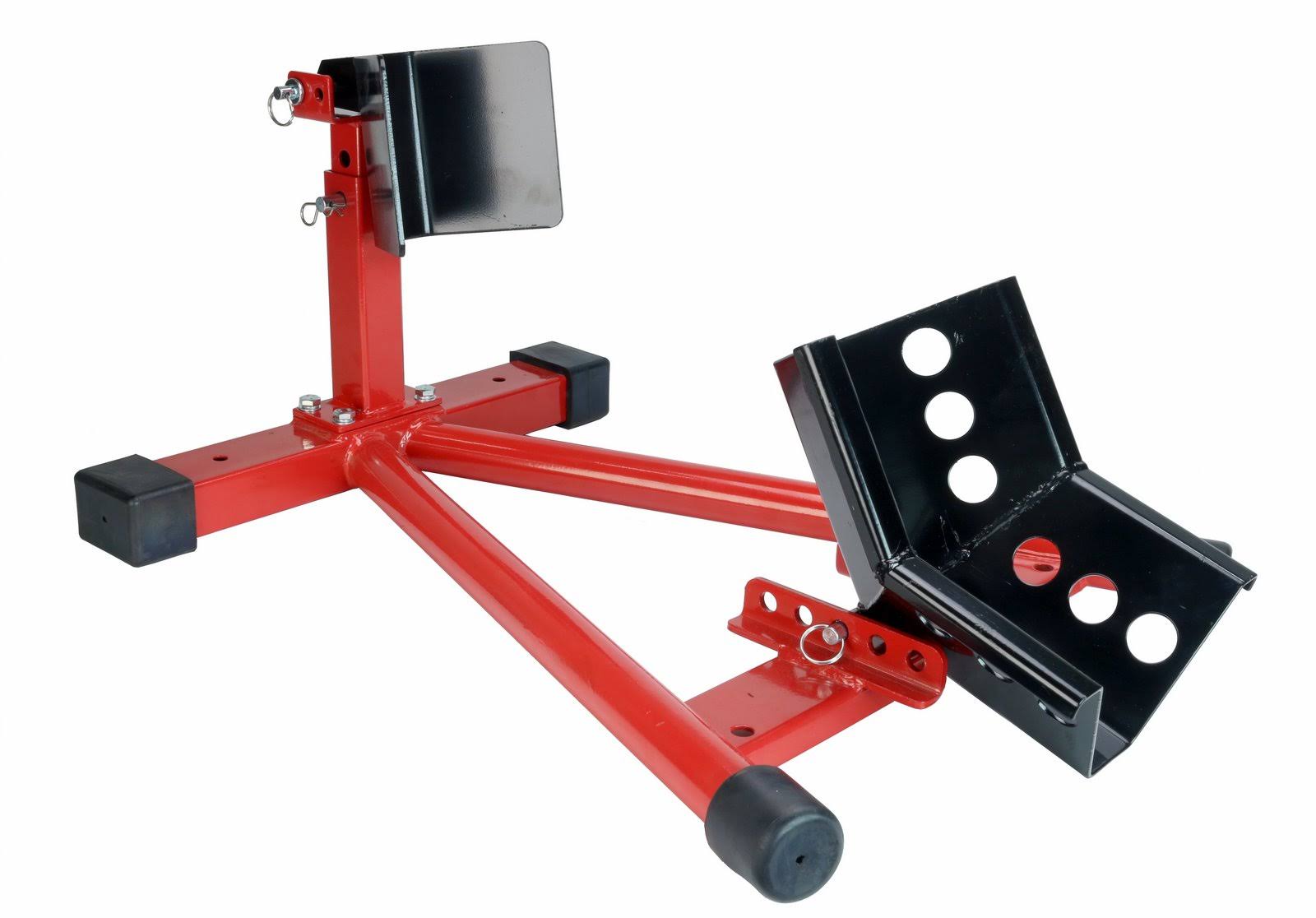 Dragway Tools 1500 lb Fully Adjustable Motorcycle Wheel Chock Stand