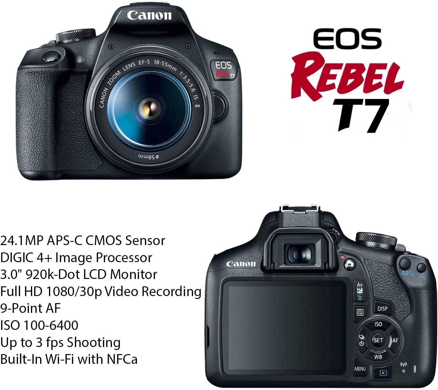 canon rebel t7 dc