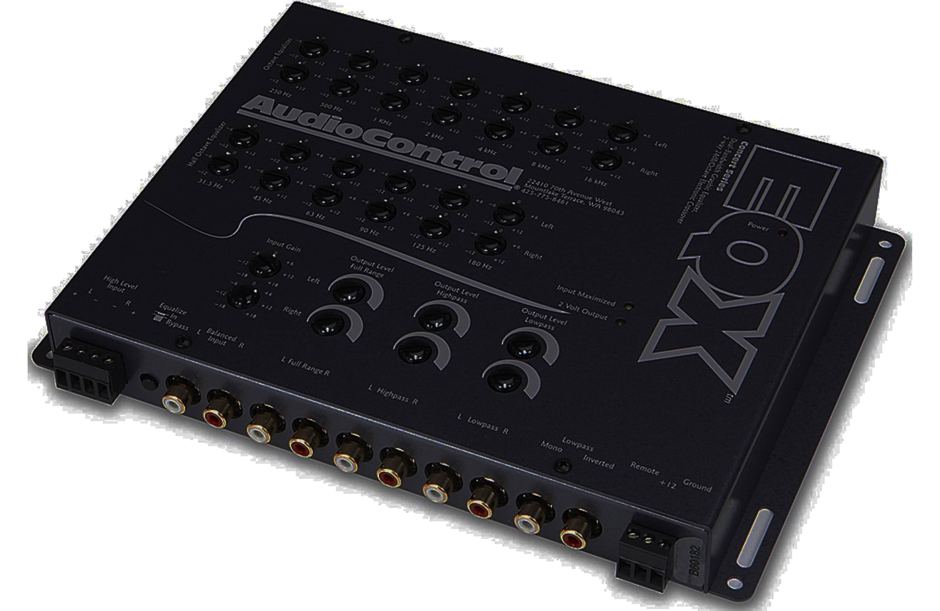 AudioControl EQX Black Trunk Mount Equalizer with Crossover onyyou