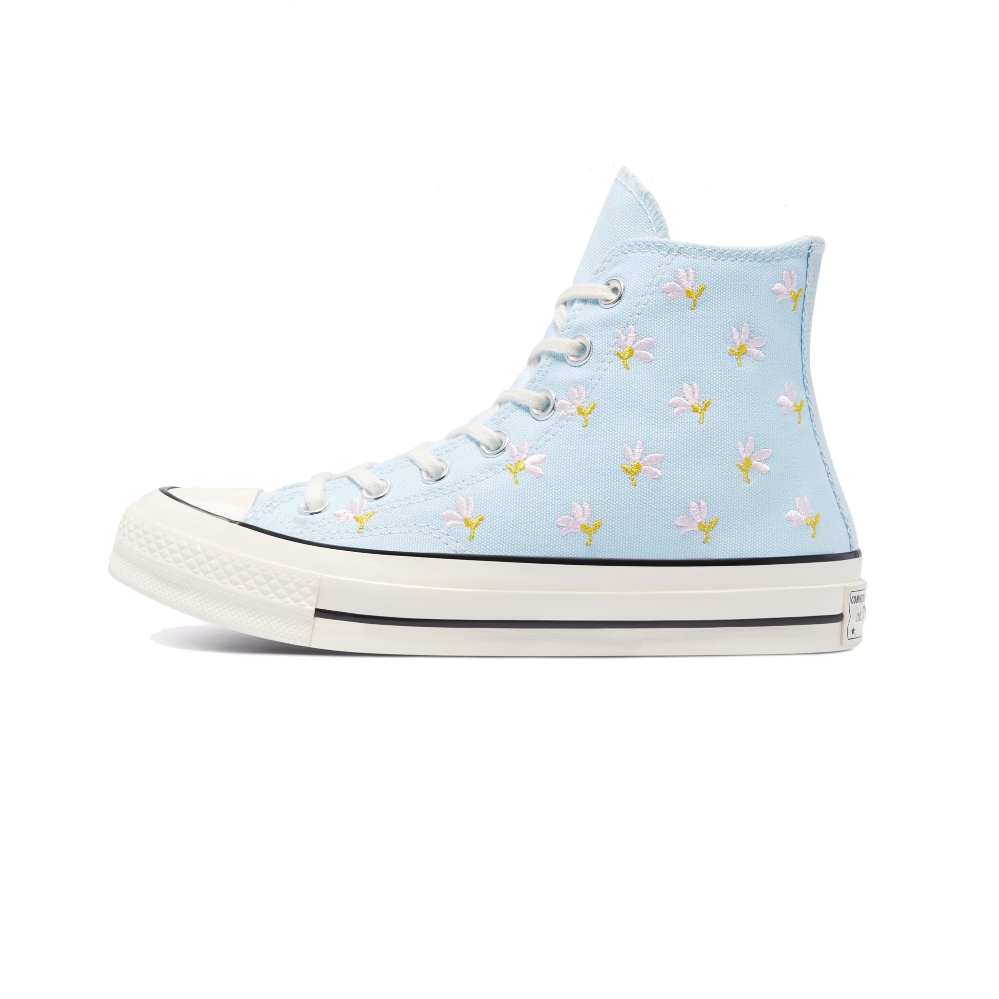 chuck 70 high floral print chambray blue