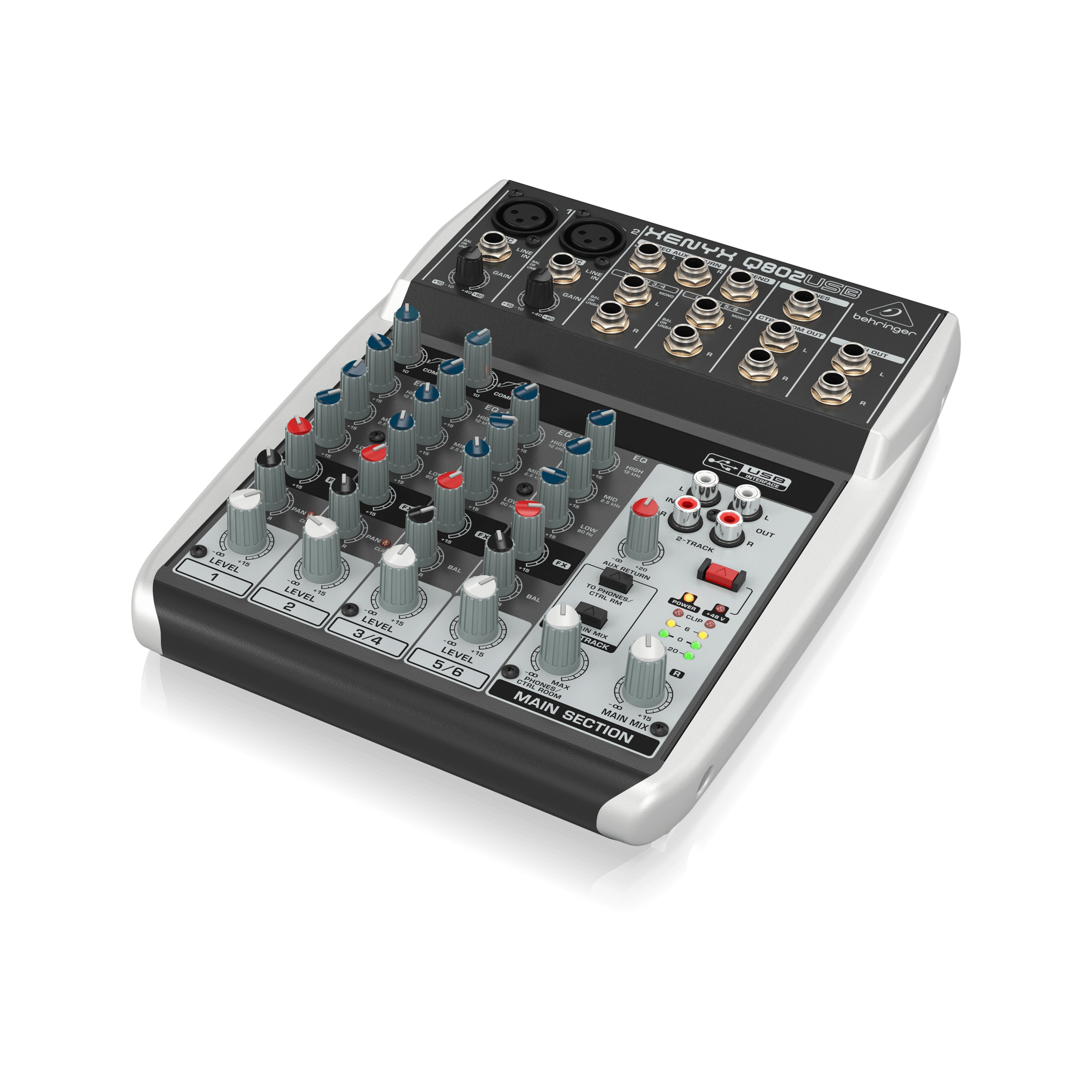 Behringer Q802USB Xenyx Mixer w/ USB, EU Plug
