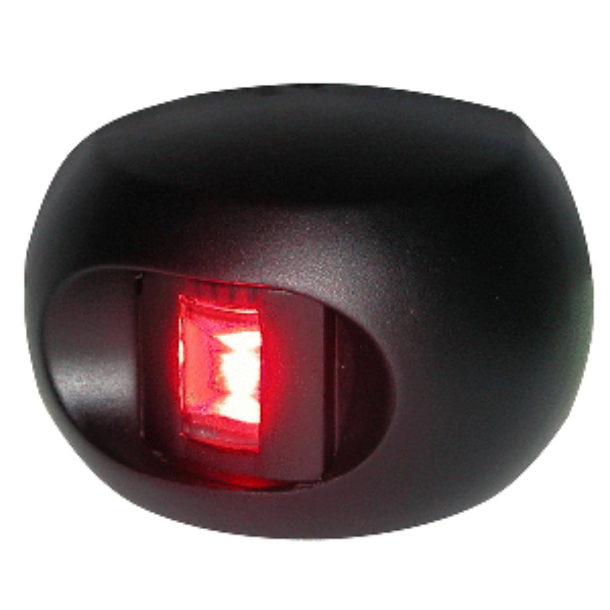 Aqua Signal Series 34 Port Side Mount LED Light Black Housing HXF004