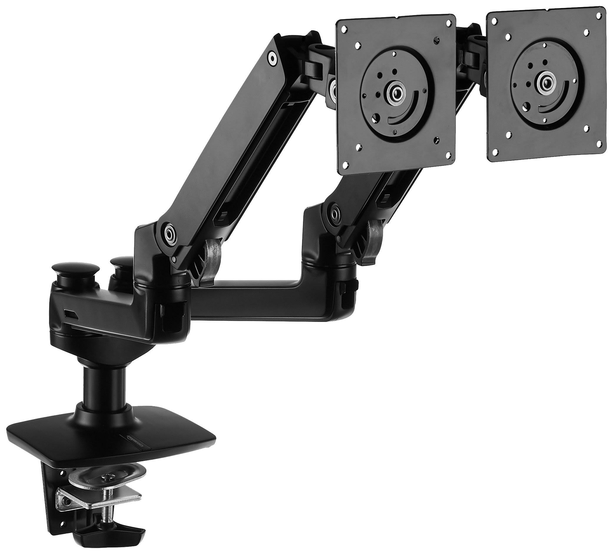 AmazonBasics Premium Dual Monitor Stand Lift Engine Arm Mount