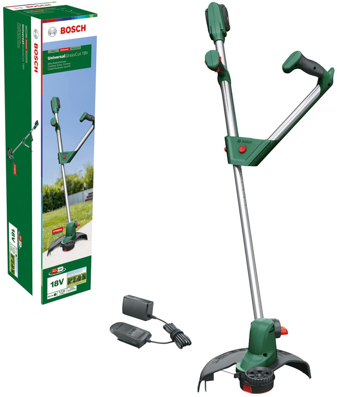 Bosch Grass Trimmer UniversalGrassCut 1826 (1 battery, 18 Volt System