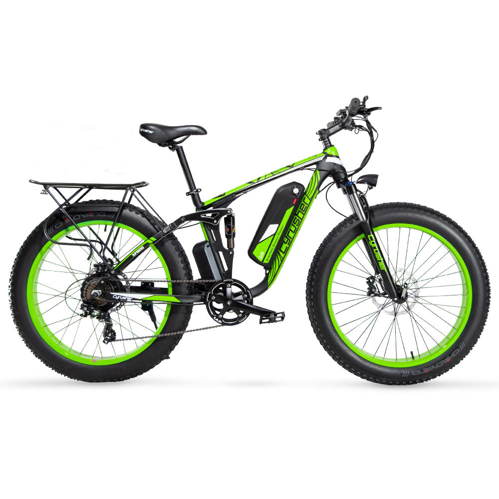 cyrusher xf800 all terrain suspension ebike
