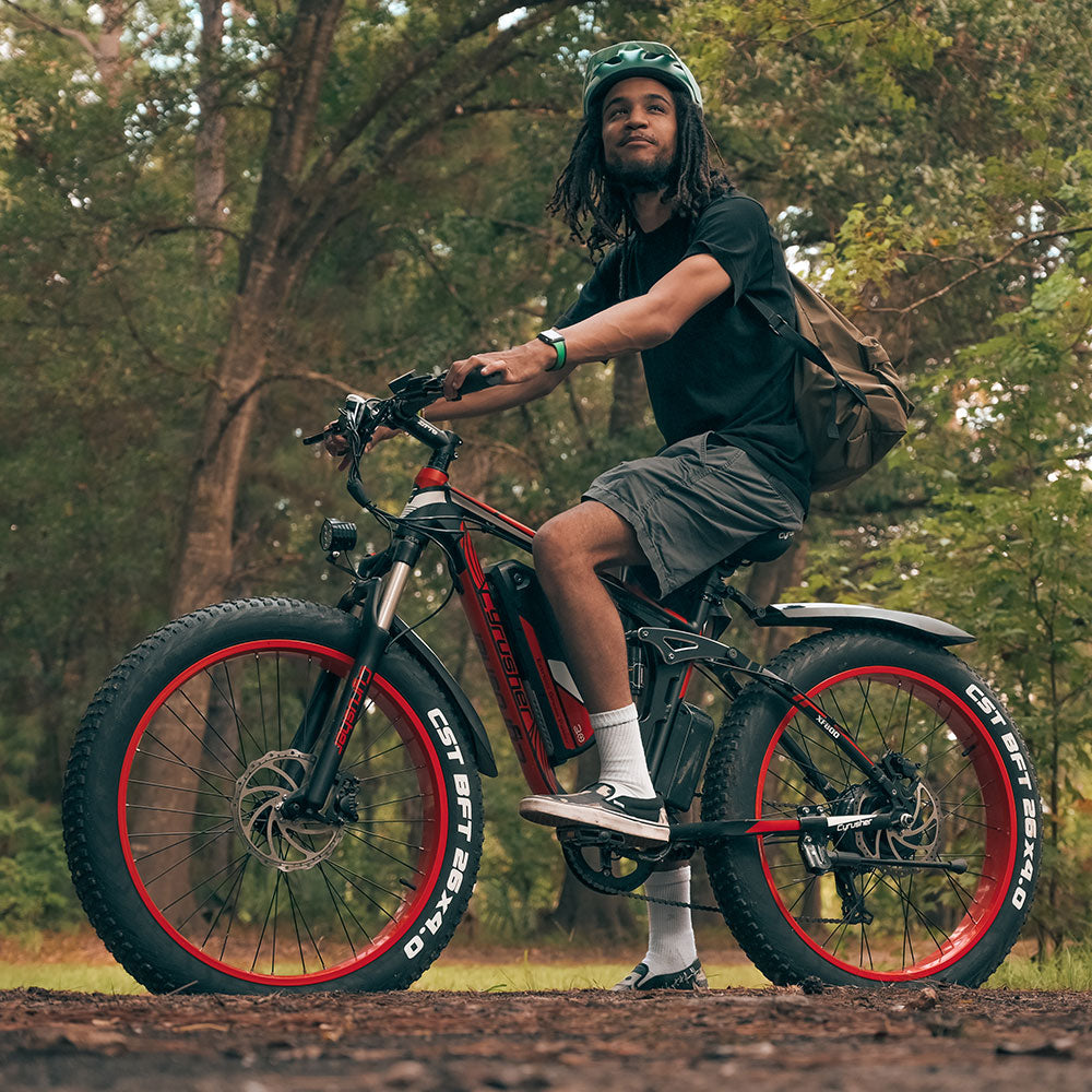 cyrusher xf800 all terrain suspension ebike