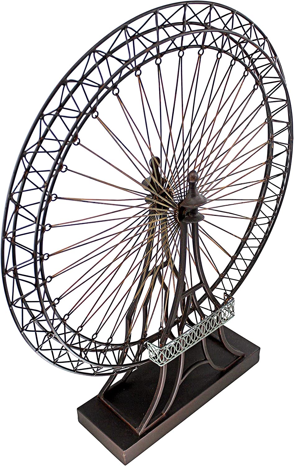 Design Toscano MH03563 The Grande Exposition Ferris Wheel Statue,bronze ...