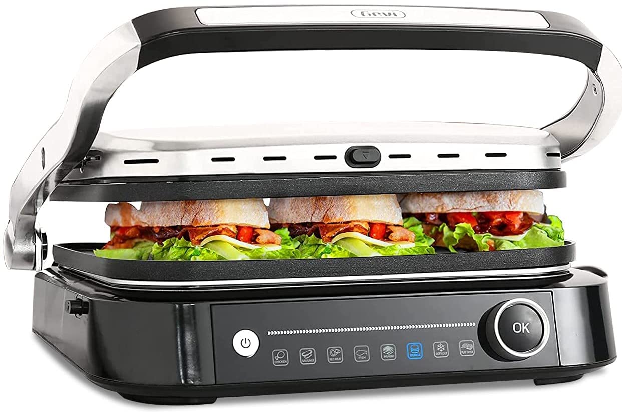 Gevi Electric Griddle, 7in1 Electric Grill Air Fryer Combo, 2