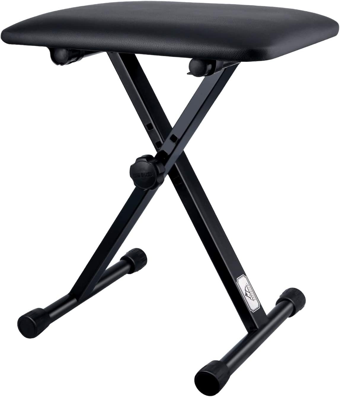Eastrock Adjustable Piano Keyboard Bench X-Style Stool Chair Seat for Electronic Keyboards & Digital Pianos Additional Version 