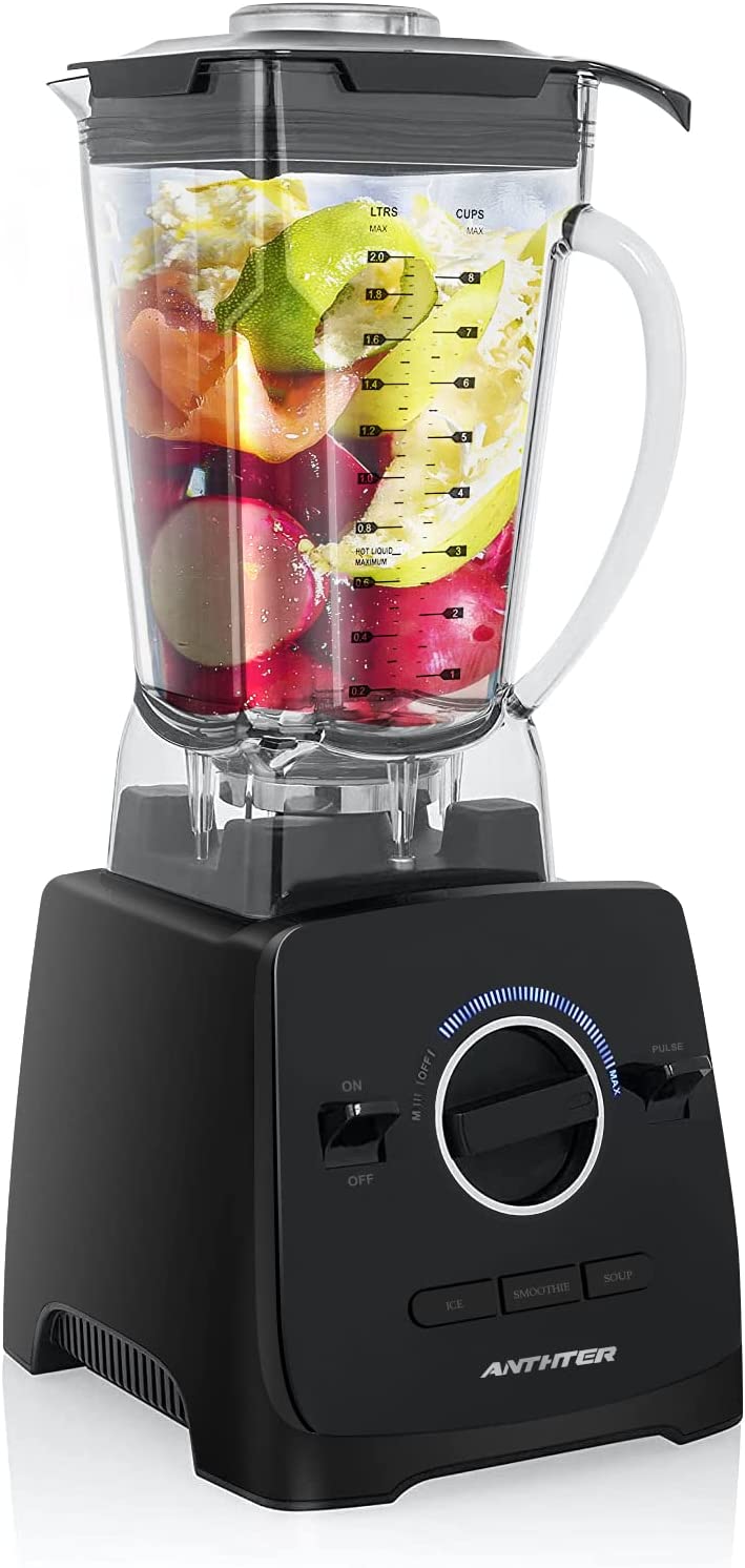 Anthter Blender 1600W, Professional Blender for Kitchen, Countertop