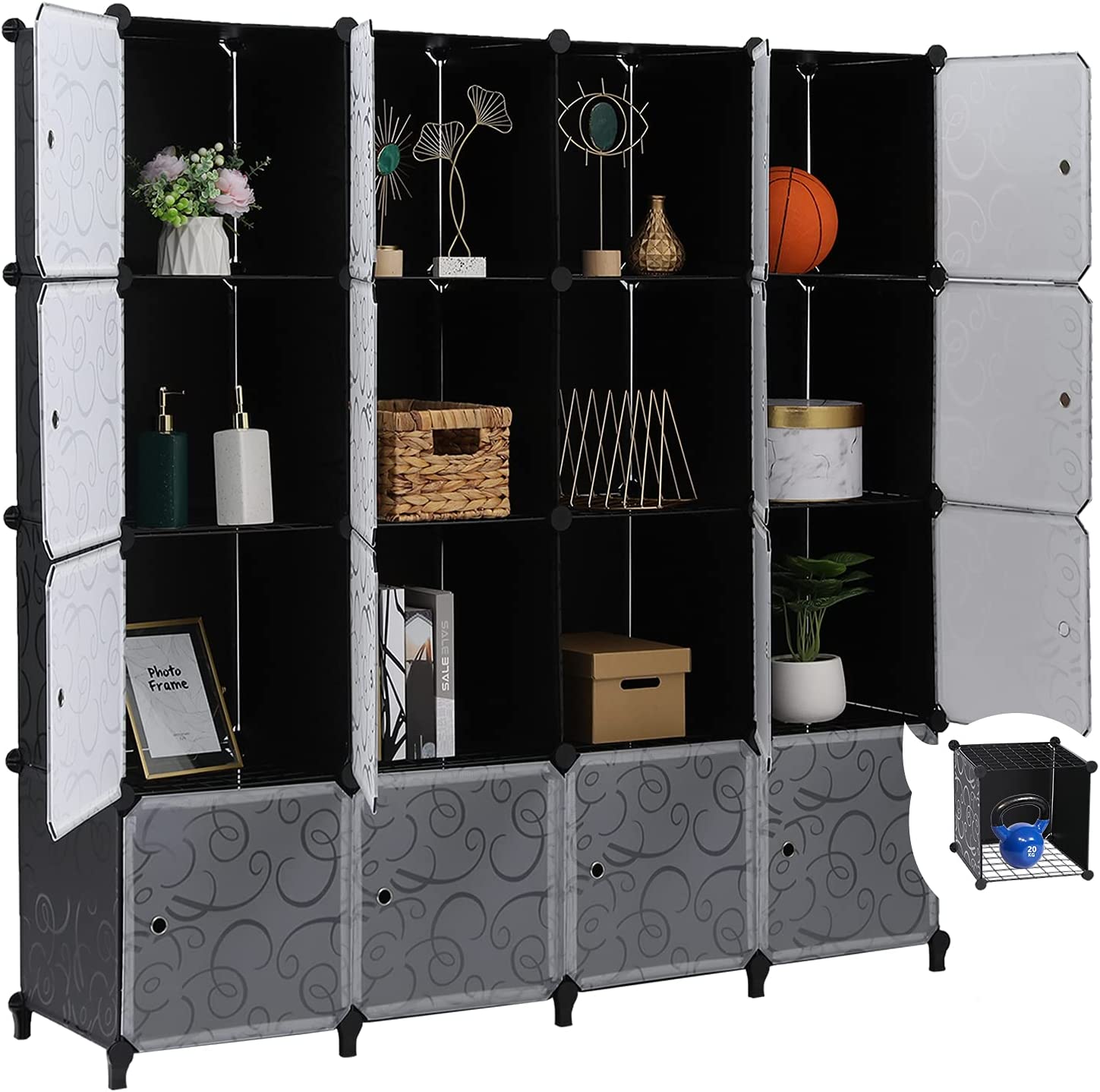 VINGLI Portable Storage Cubes14 x14 Cube (16 Cubes)More Stable (add