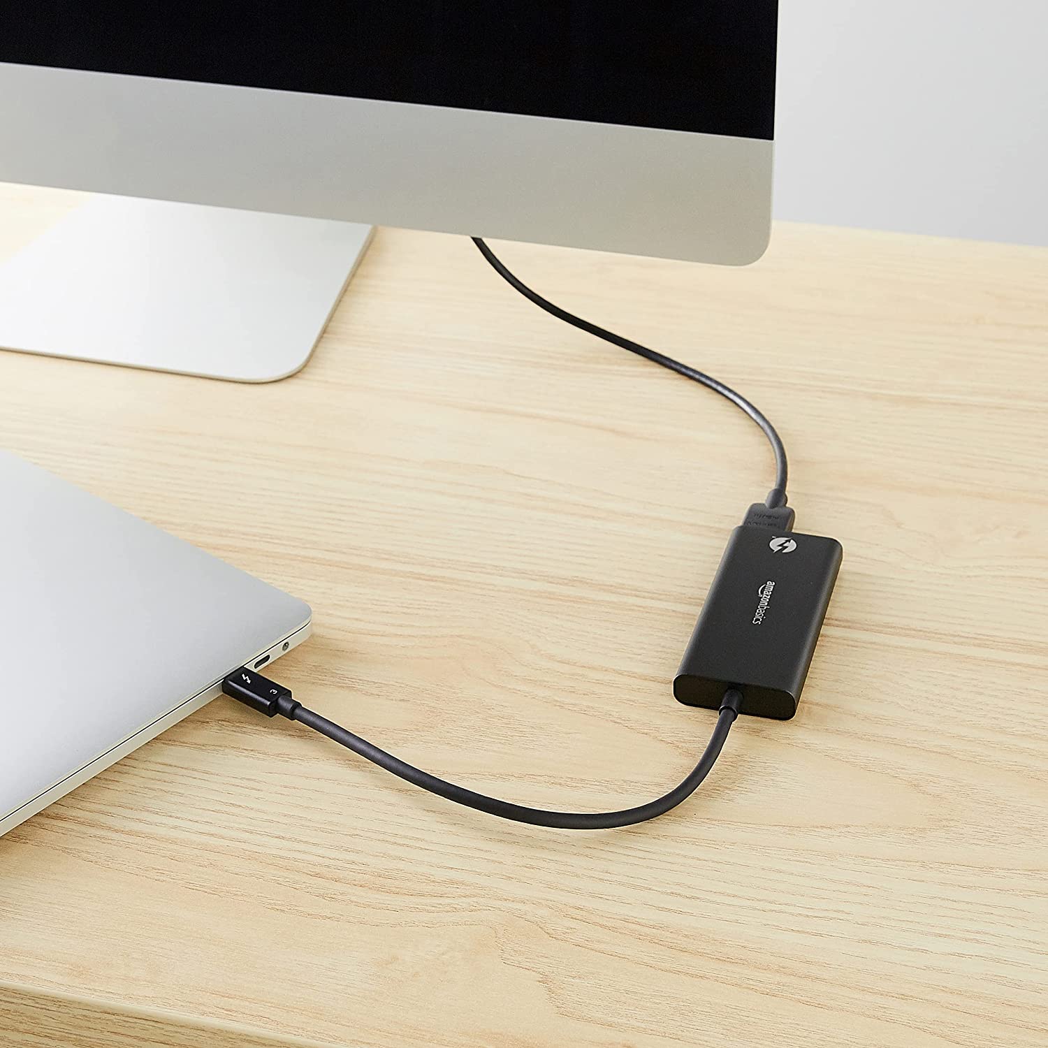 Amazon Basics Thunderbolt 3 to Dual HDMI Adapter (Thunderbolt Certified