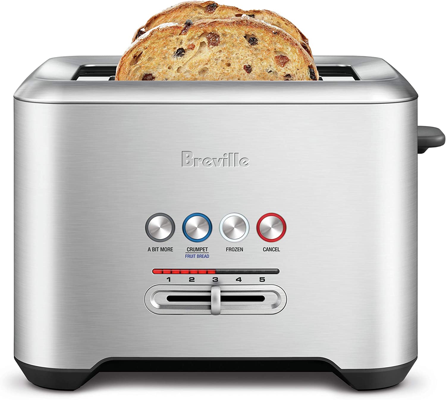Breville BTA730XL Bit More 4Slice Toaster, Brushed Stainless Steel