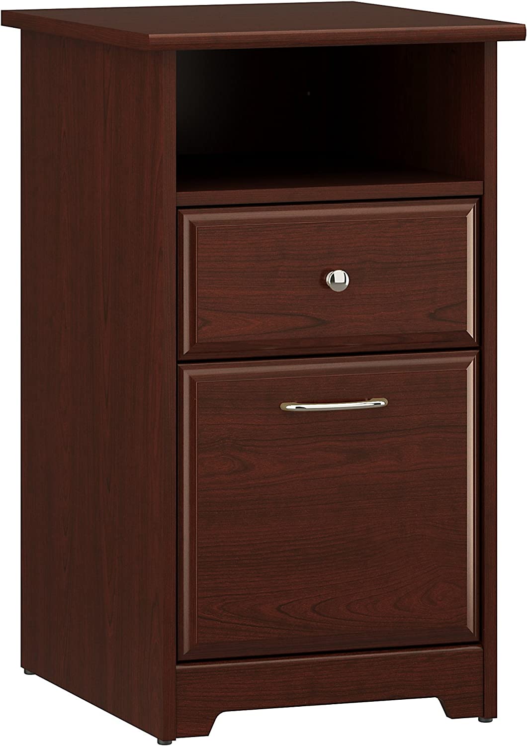 Bush Furniture Cabot 2 Drawer File Harvest Cherry The Tea Scape